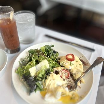 South City Kitchen - BRISKET BENEDICT* - Southern Near Me - Atlanta, Georgia