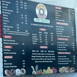 Cronuts Donuts - Menu