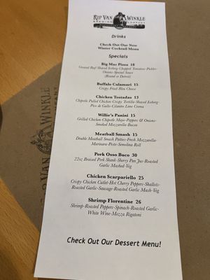 Menu photo 4 Rip Van Winkle Brewing Company Catskill, NY