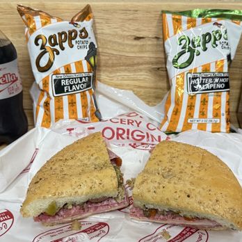 Central Grocery & Deli - 1/2 muffuletta to share. - Grocery Near Me - New Orleans, Louisiana Central Grocery & Deli - 1/2 muffuletta to share. - Grocery Near Me - New Orleans, Louisiana