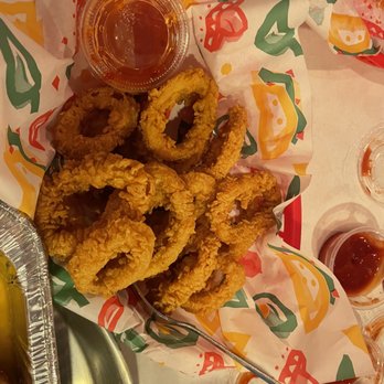 The Tangy Crab - Fried Calamari with sweet and sour sauce - Seafood Near Me - Saginaw, Michigan The Tangy Crab - Fried Calamari with sweet and sour sauce - Seafood Near Me - Saginaw, Michigan