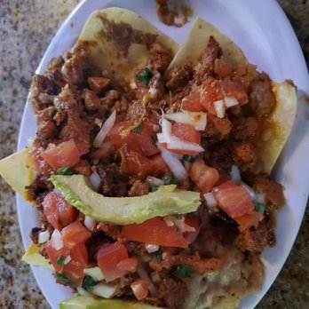 Tijuana's Bar & Grill - Al pastor nachos. - Bars Near Me - Madera, California Tijuana's Bar & Grill - Al pastor nachos. - Bars Near Me - Madera, California