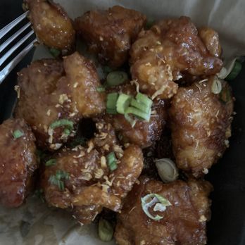 ChickQueen - Boneless chicken with garlic teriyaki. We brought home after driving home and it still is crispy and juicy, both. So freaking good. - Korean Near Me - South Salt Lake, Utah ChickQueen - Boneless chicken with garlic teriyaki. We brought home after driving home and it still is crispy and juicy, both. So freaking good. - Korean Near Me - South Salt Lake, Utah
