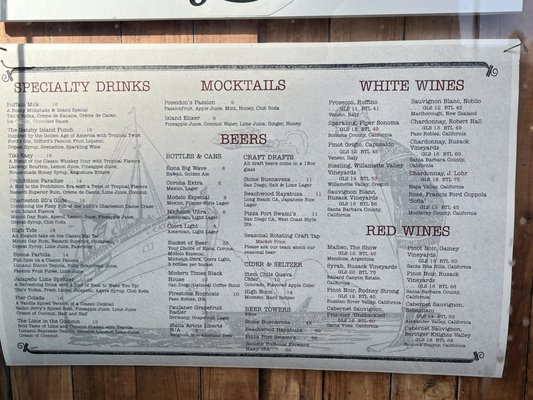 Menu photo 7 Pier 24 Avalon, CA