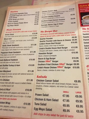 Menu photo 2 Lindas Diner Donegal, DL
