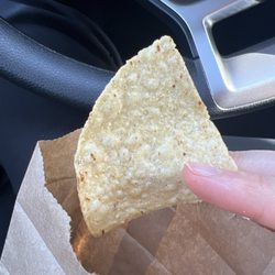 Burrito Zone & Tamales - Store bought tortilla chips