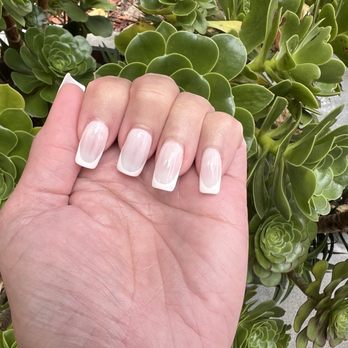 Shade Nail Spa - White on white French - Nail Salons Near Me - San Francisco, California Shade Nail Spa - White on white French - Nail Salons Near Me - San Francisco, California