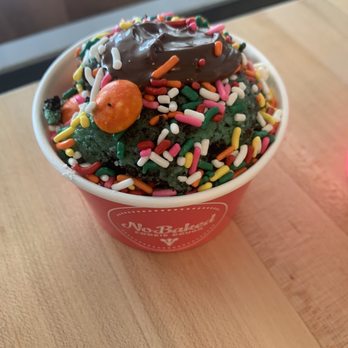 NoBaked Cookie Dough - Springfield - Cookie monster with toppings - Desserts Near Me - Springfield, Missouri