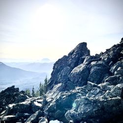 Mount Si - View of Mount Rainier from the summit of Mount Si.
