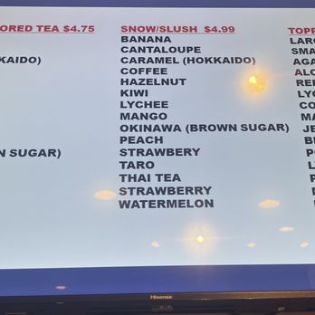 Quickly - Rocklin - Menu - Bubble Tea Near Me - Rocklin, California