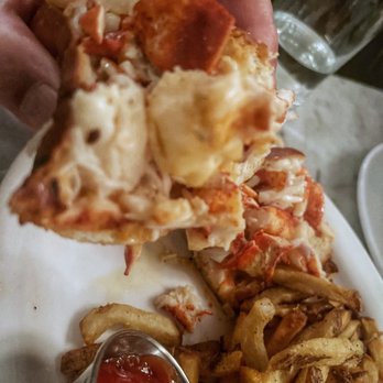Neptune Oyster - Hot Lobster Roll, clarified butter only, fries - Seafood Near Me - Boston, Massachusetts