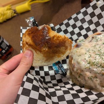 Breakwater Seafoods & Chowder House - Bread bowl is toasted - Seafood Markets Near Me - Aberdeen, Washington