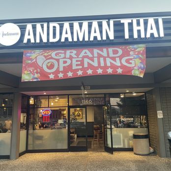 Andaman Thai - Main entrance during the grand opening month. - Thai Near Me - Walnut Creek, California Andaman Thai - Main entrance during the grand opening month. - Thai Near Me - Walnut Creek, California