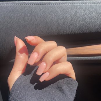 Classy Nails & Spa - GelX, Pink nude OPI polish, square shape with rounded edges. - Nail Salons Near Me - Long Beach, California Classy Nails & Spa - GelX, Pink nude OPI polish, square shape with rounded edges. - Nail Salons Near Me - Long Beach, California