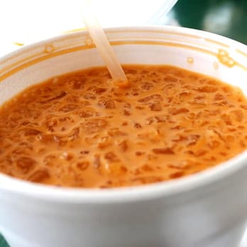 Vic's Thai Food - 32oz thai iced tea :] so good!! - Thai Near Me - Valley Glen, California