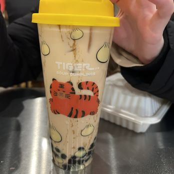 Tiger Soup Dumplings - Peach boba - Dim Sum Near Me - Des Peres, Missouri Tiger Soup Dumplings - Peach boba - Dim Sum Near Me - Des Peres, Missouri