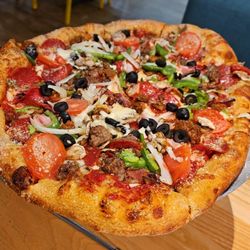 Mellow Mushroom Stockbridge - House Special pizza