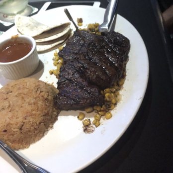 Yard House - Skirt Steak , sweet potato mash ,spicy rice ,corn and side salad ! - New American Near Me - Honolulu, Hawaii