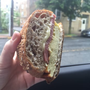 Montclair Bread Company - Taylor ham, egg, and Brie on multigrain - Bakeries Near Me - Montclair, New Jersey Montclair Bread Company - Taylor ham, egg, and Brie on multigrain - Bakeries Near Me - Montclair, New Jersey