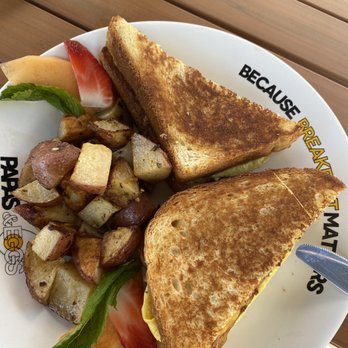 Papas and Eggs - brioche breakfast sandwich - Breakfast & Brunch Near Me - Mountain View, California
