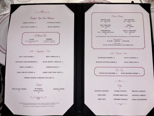 Menu photo 1 Dirty French Steakhouse Miami, FL Menu photo 1 Dirty French Steakhouse Miami, FL