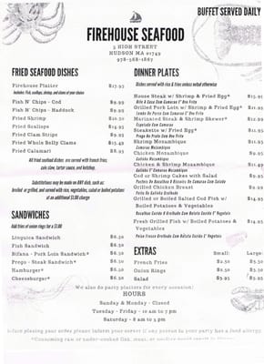 Menu photo 6 The Firehouse Catering & More Hudson, MA