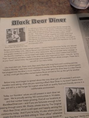 Menu photo 1 Black Bear Diner Sparks Sparks, NV Menu photo 1 Black Bear Diner Sparks Sparks, NV