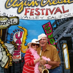 Cajun and Blues Music Festival - Photo booth available to have some more fun.
