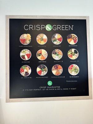 Menu photo 1 Crisp & Green Fort Collins, CO