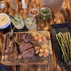 Leña Churrascaria Steakhouse - Premium meat platter.