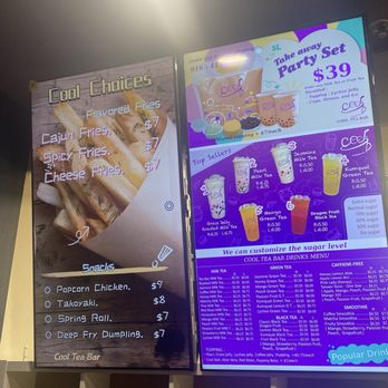 Cool Tea Bar - Menu - Bubble Tea Near Me - Roseville, California