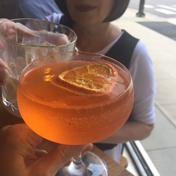 The Dearborn - Cheers mom!  New Horizons cocktail - New American Near Me - Chicago, Illinois
