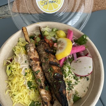 Tahina - Salmon Tahina Bowl - Mediterranean Near Me - Alameda, California
