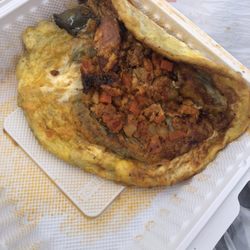 Drew Kapampangan Cuisine - Breakfast Eggplant Omelette
