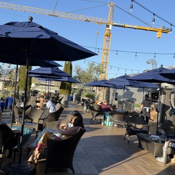 Sky & Vine Rooftop Bar - Outdoor seating with construction view - New American Near Me - Napa, California Sky & Vine Rooftop Bar - Outdoor seating with construction view - New American Near Me - Napa, California