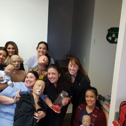 Cpr Needs - Group pic so many smiles at a BLS/CPR  class