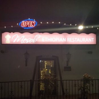 Mesob Ethiopian Restaurant - Outside restaurant at nite! - Ethiopian Near Me - Denver, Colorado Mesob Ethiopian Restaurant - Outside restaurant at nite! - Ethiopian Near Me - Denver, Colorado
