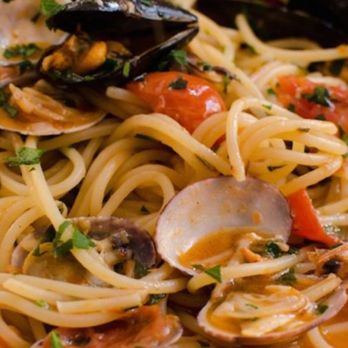 Tartufo Restaurant - Seafood Spaghetti - Italian Near Me - Newton, Massachusetts