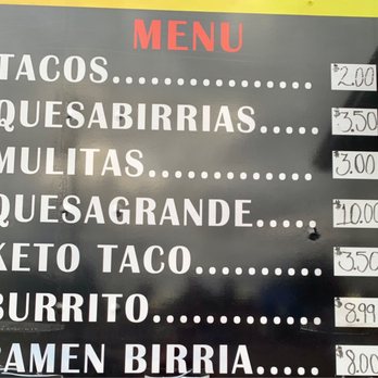 Birrieria Carlos - Current Menu and prices as of 10/18/20 - Food Trucks Near Me - Happy valley, Oregon Birrieria Carlos - Current Menu and prices as of 10/18/20 - Food Trucks Near Me - Happy valley, Oregon