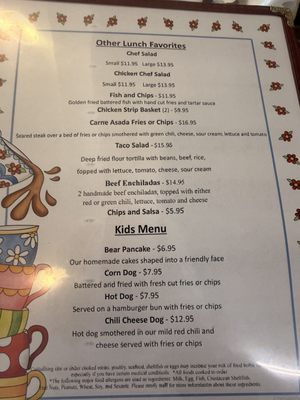 Menu photo 6 Bob and Earl's Cafe Trinidad, CO Menu photo 6 Bob and Earl's Cafe Trinidad, CO