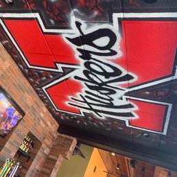 Ceiling above the bar