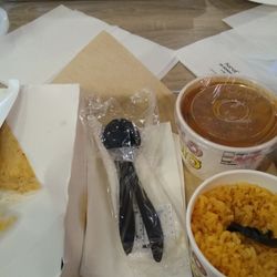 Pollo Regio - Charro Beans and Rice