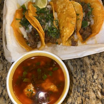 La Tunita 512 - Tacos and consome for dipping - Food Trucks Near Me - Austin, Texas