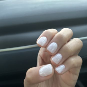 New Nails Spa - I like my nails short and sparkly! This one is with powder dip - Nail Salons Near Me - Framingham, Massachusetts New Nails Spa - I like my nails short and sparkly! This one is with powder dip - Nail Salons Near Me - Framingham, Massachusetts