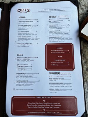 Menu photo 6 Cozy's Cafe & Pub Liberty Township, OH Menu photo 6 Cozy's Cafe & Pub Liberty Township, OH