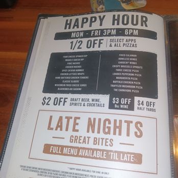 Yard House - Menu - New American Near Me - Virginia Beach, Virginia