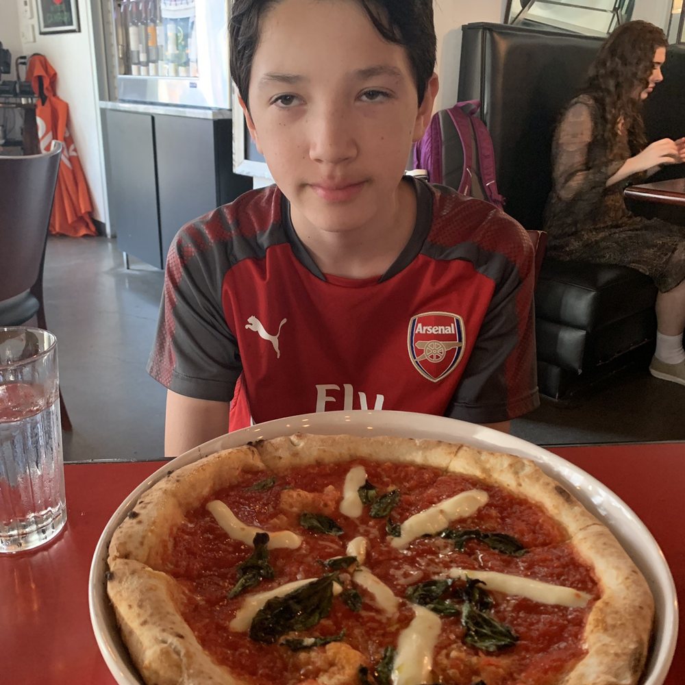 Trattoria Vesso - My son... not super excited about his pizza... he wanted more mozzarella - Pizza Near Me - Halifax, Nova Scotia Trattoria Vesso - My son... not super excited about his pizza... he wanted more mozzarella - Pizza Near Me - Halifax, Nova Scotia