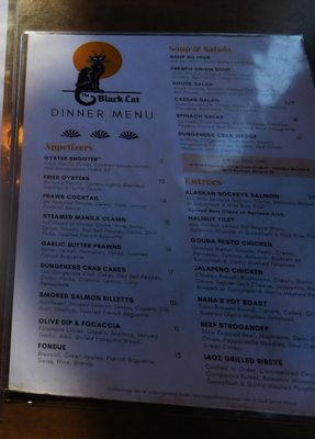 Menu photo 8 The Black Cat Bellingham, WA