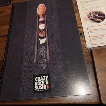 Crazy Rock'N Sushi - Menu - Japanese Near Me - West Hollywood, California Crazy Rock'N Sushi - Menu - Japanese Near Me - West Hollywood, California
