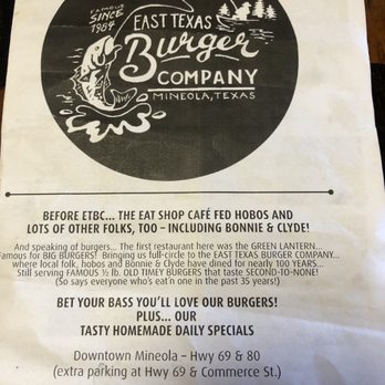 East Texas Burger Company - Good service and great food In a small town. Definitely will be back! - Burgers Near Me - Mineola, Texas